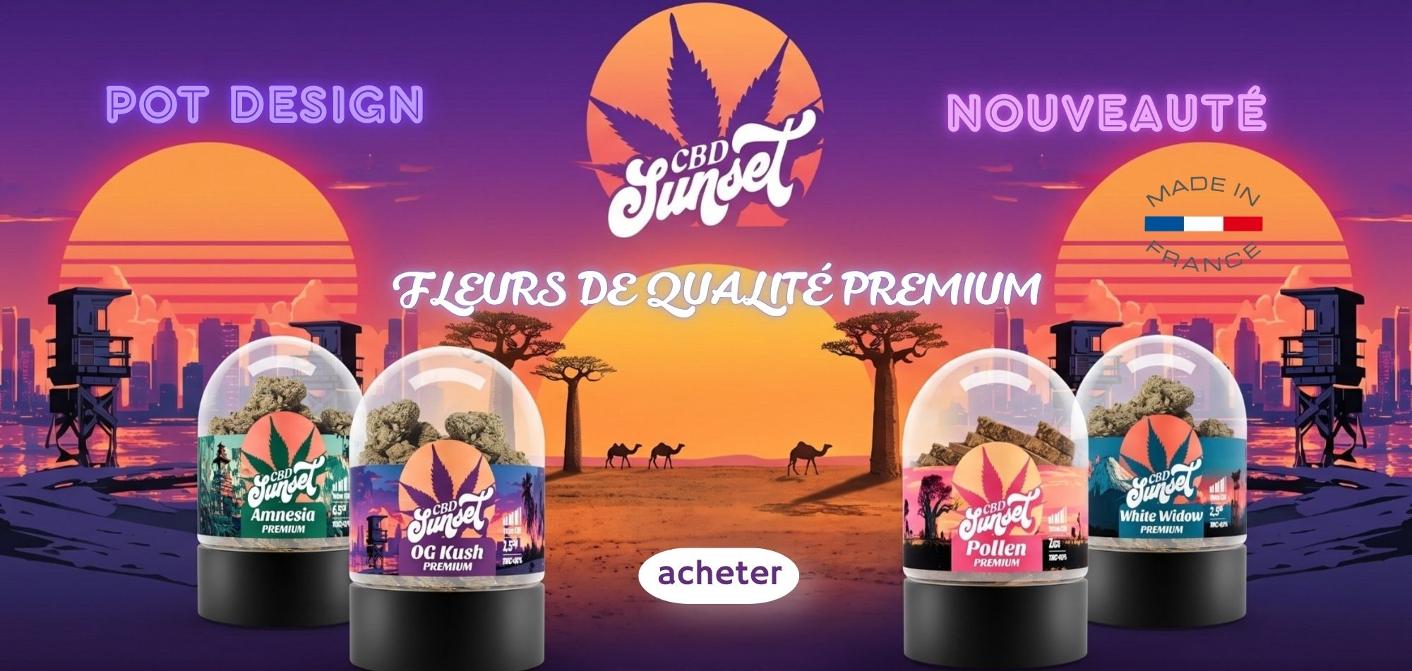 Découvrir la gamme Sunset